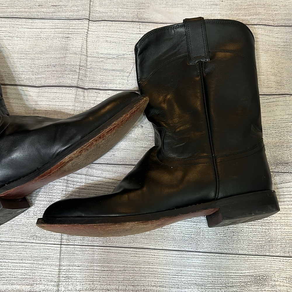 Classic Justin roper leather boots 10 D - Picture 7 of 7